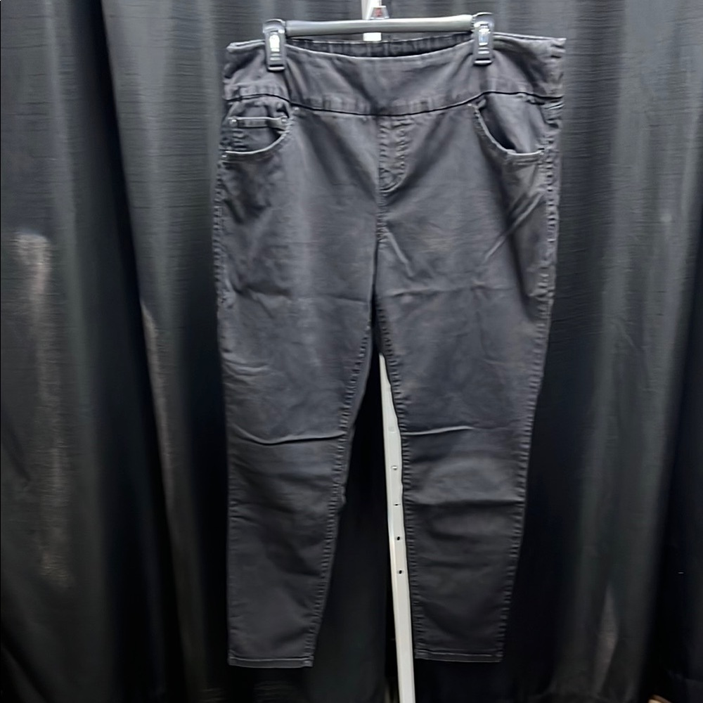 Stylish Black Women's Pull on Skinny Jeans